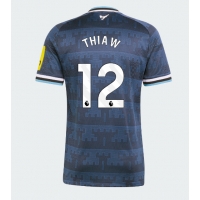 Camiseta Newcastle United Malick Thiaw #12 Segunda Equipación Replica 2026-27 mangas cortas
